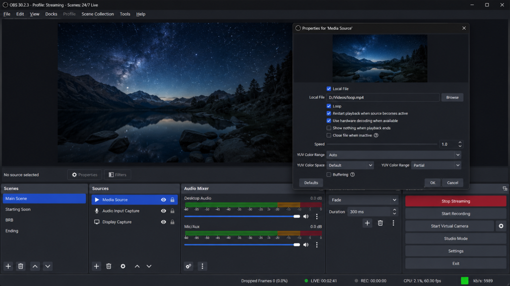 OBS Studio — Best Free Option