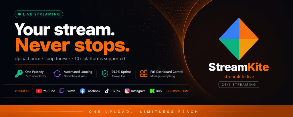 StreamKite live stream platform