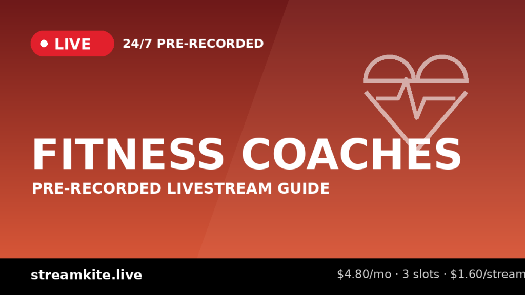Pre-Recorded Livestream for Fitness Coaches: Full Guide